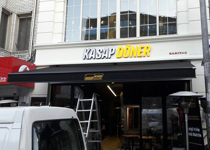 Kasap Döner Mafsallı Tente Beşiktaş