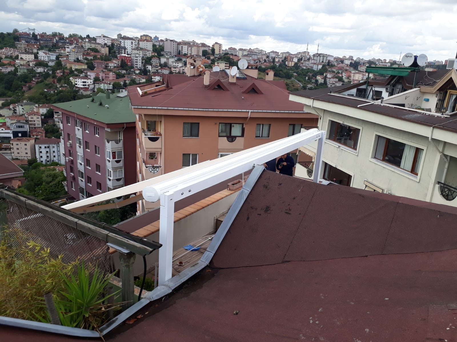 Kasetli Tente Teras Projesi Beykoz